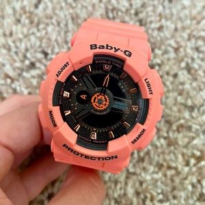 BABY G WATCH IN CORAL